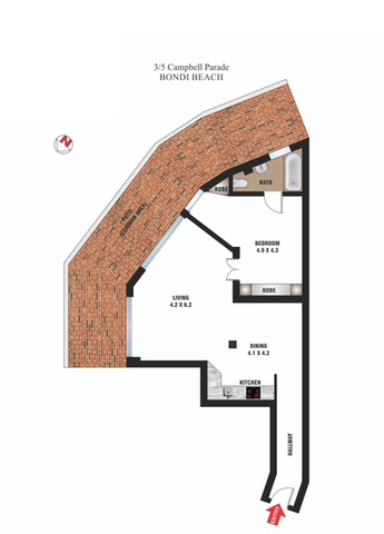 Bondi Pacific -Beachside Pad | Fully Furnished - Photo 4