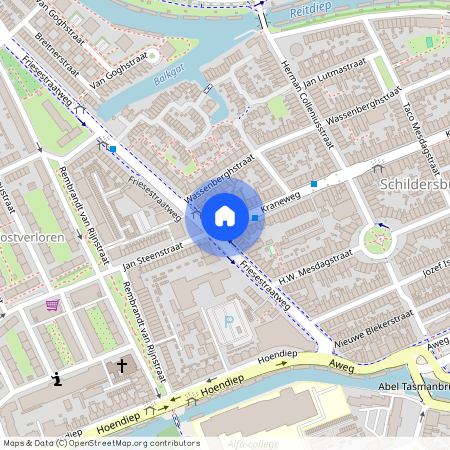 Schildersbuurt, 9718 JN, Kraneweg, Groningen