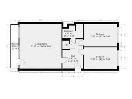 Pronájem bytu 3+kk 71 m² - Фото 2
