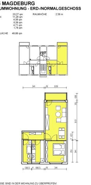 Wohnung im Hochpaterre und Bad mit Dusche! vermietbar ab Dezember 2024 - Foto 1