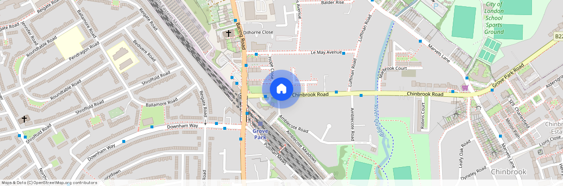 Chinbrook Road / Baring Road (Stop G), London SE12 0BW