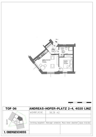 Sonnige 2 Raumwohnung am Andreas-Hofer-Platz - Photo 5