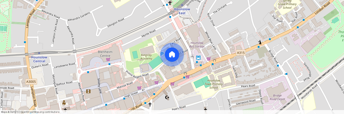 The Blenheim Centre, Hounslow, Prince Regent Street