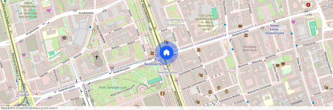 Świętokrzyska, Śródmieście Północne, Śródmieście, Warszawa