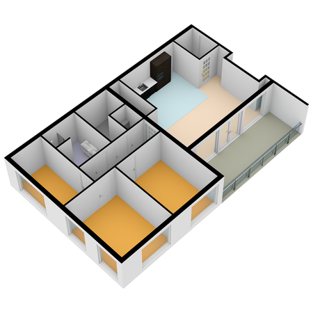 Te huur: Appartement Maashaven N.z. in Rotterdam - Foto 2