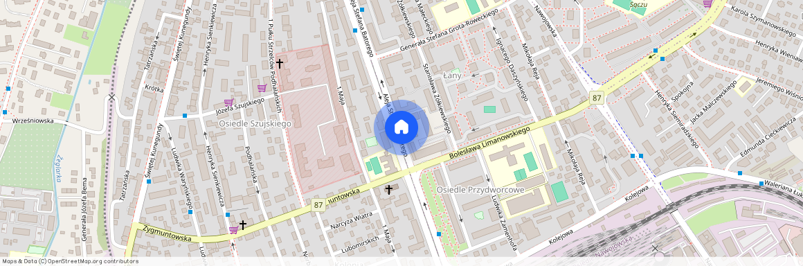 al. Aleje Stefana Batorego, Nowy Sącz, małopolskie