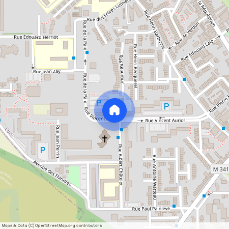 2 Rue Vincent Auriol, 59120 Loos