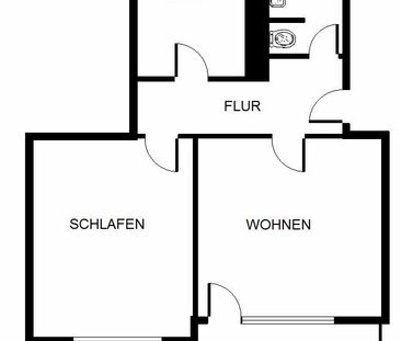 Charmante, frisch sanierte 2-Zimmer-Citywohnung mit Balkon in zentr... - Photo 4