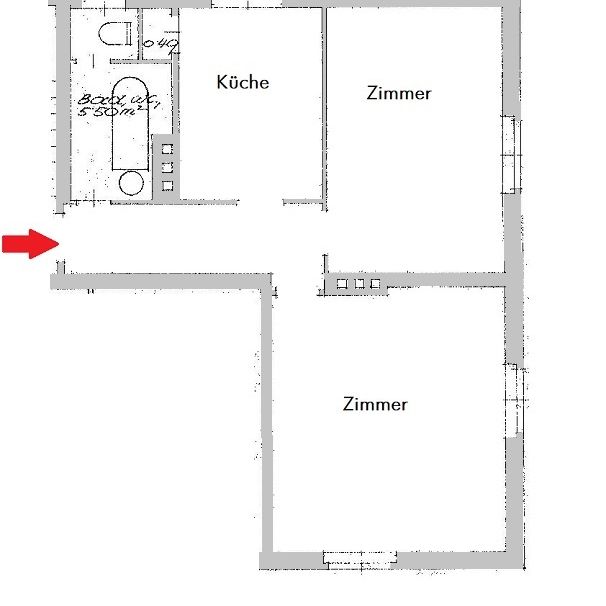 2-Zimmer-Wohnung in Waldnähe - Foto 2