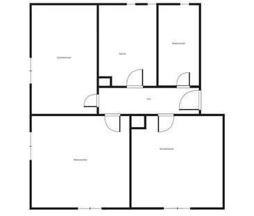 Geräumige 3-Zimmerwohnung mit Gartenanteil im Dreiländereck - Photo 1
