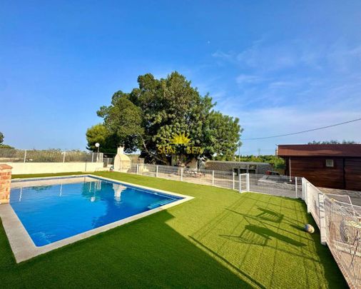 HOUSE FOR RENT WITH A PLOT OF 2,000 METERS IN ALGORFA - ALICANTE PROVINCE - Photo 1
