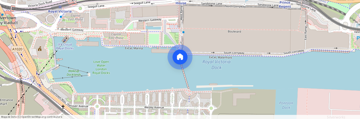 Western Gateway, Royal Victoria Docks