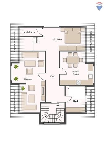 2,5 Zimmer DG Wohnung ab 01.01.2025 in Zentrumsnähe an Berufstätige zu vermieten! - Photo 2