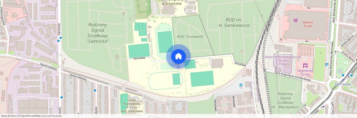 ul. Tenisowa, Świerczewo, Zachód, Szczecin, zachodniopomorskie