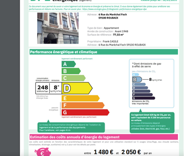 T4 en colocation centre ville de Roubaix - Photo 2