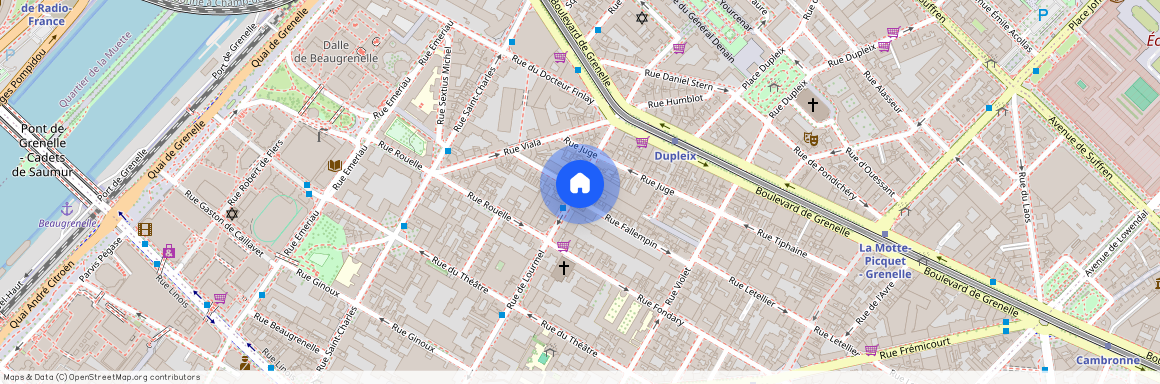 Appartement à louer rue de Lourmel, Paris 15ème