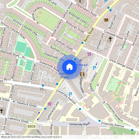 Byres Road, West End, Glasgow, G12