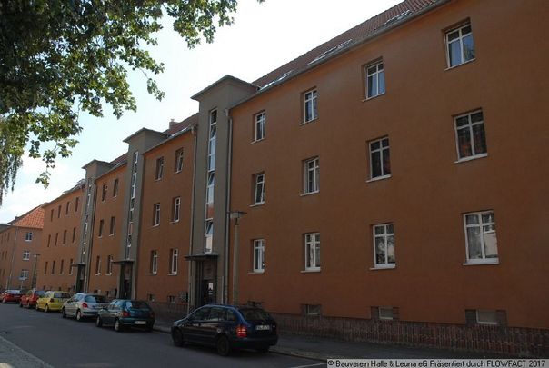 Wohnen im Süden von Halle! Ruhig aber trotzdem zentral gelegene 2 Raumwohnung mit Dusche - Foto 1