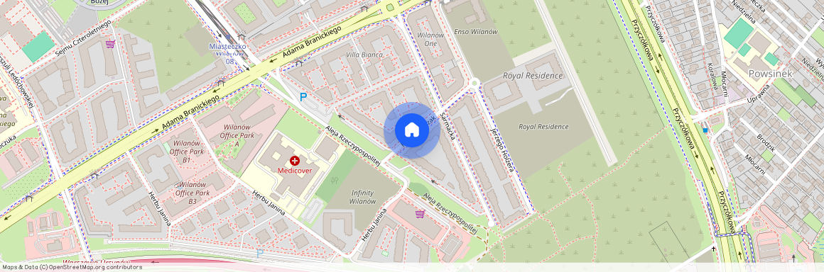 Miasteczko Wilanów, Herbu Korczak, Wilanów, Warszawa
