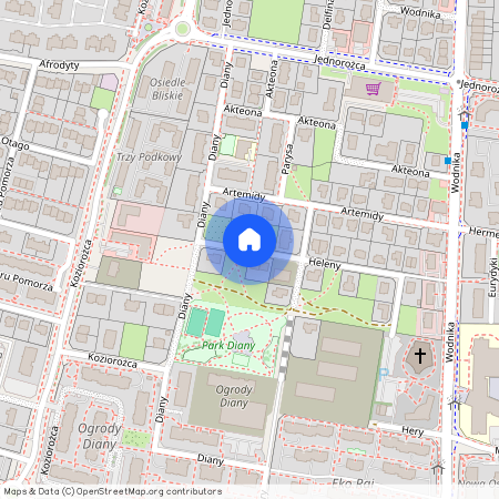 ul. Heleny Marusarzówny, Osowa, Gdańsk, pomorskie