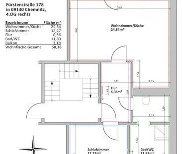 Aufzug / Balkon / Helle Wohnung - Photo 6