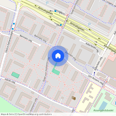 Von Rosens väg 3, Örtagården