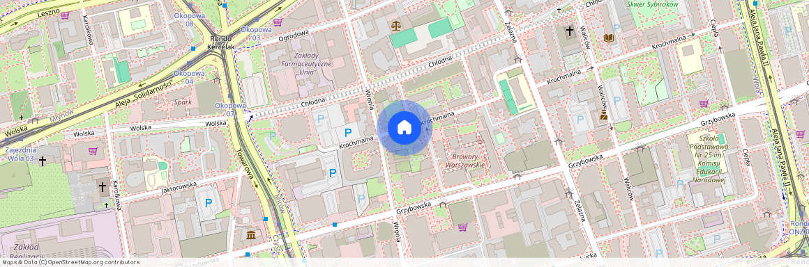 Wola, Mirów, ul. Krochmalna 61, Warszawa