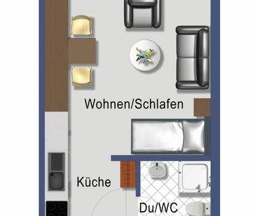 Zentral gelegene 1-Zimmerwohnung in Sursee - Photo 6