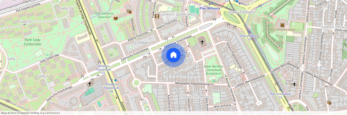 ul. Juliusza Kossaka, Stary Żoliborz, Żoliborz, Warszawa, mazowieckie