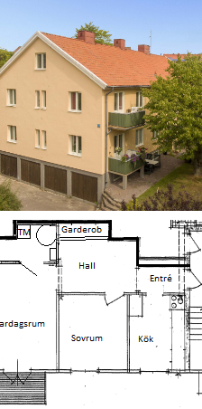 2 rok, Prinsgatan 6, Motala - Photo 1