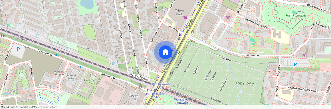 ul. Grójecka, Szczęśliwice, Ochota, Warszawa, mazowieckie