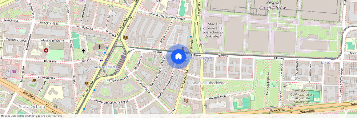 Warszawa Ochota Filtry, Filtrowa