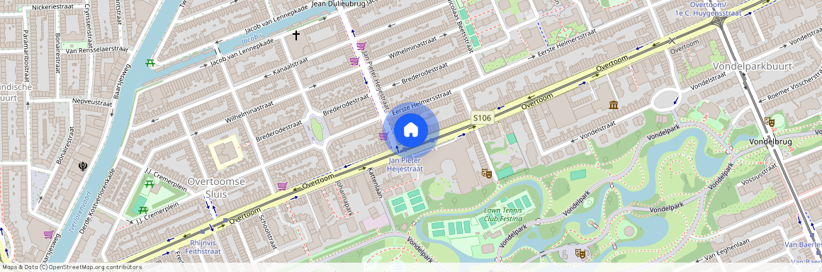 Overtoom, 350, 3, 1054 JG, Amsterdam