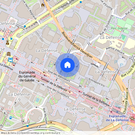 Terrasse des Reflets, Francja, Courbevoie