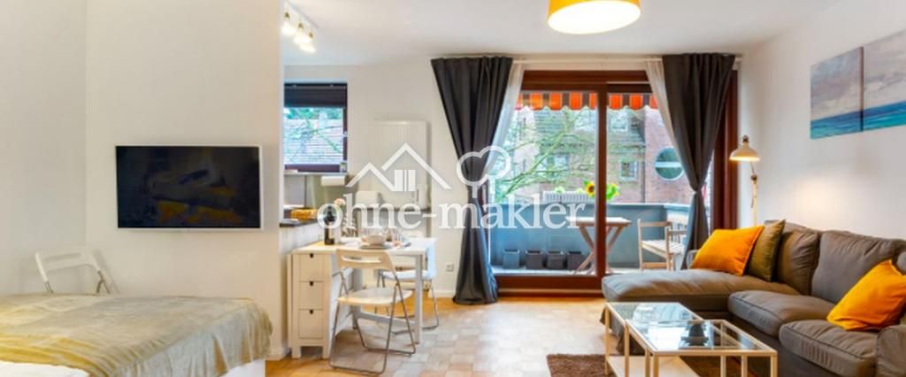 Möblierte 1-Zimmer Wohnung, modern, ruhig, gut angebunden HH-Fuhlsbüttel - Foto 1