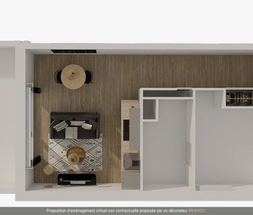 location Appartement T2 DE 41.08m² À ST OUEN L'AUMONE - Photo 1