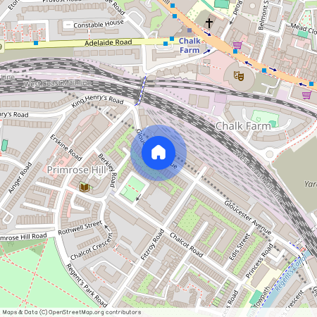 Gloucester Avenue, Primrose Hill, London, NW1 8LA