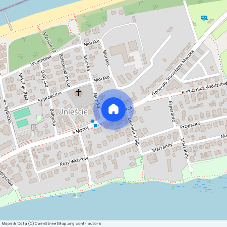 Szafirowa, Unieście, pow. koszaliński