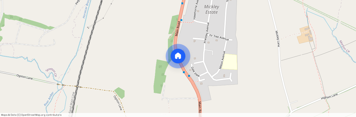 Main Road, DE55, Higham