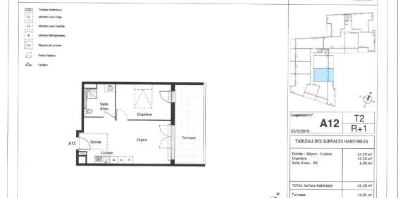 Appartement à louer 2 pièces 42.3m² - Photo 3