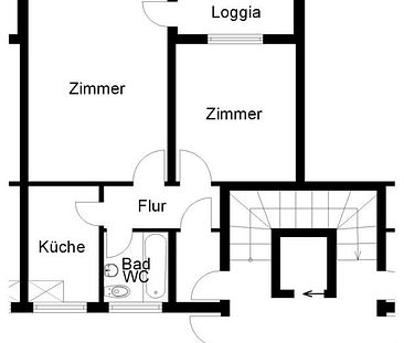 Renovierte 2-Raum-Wohnung mit tollem Weitblick! - Photo 1