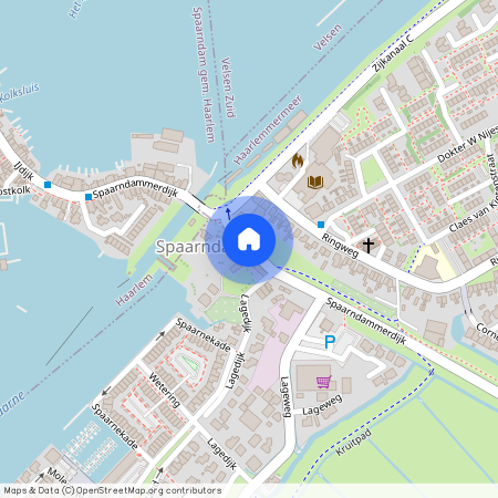 Spaarndam, 2064 KM, Spaarndammerdijk, Spaarndam