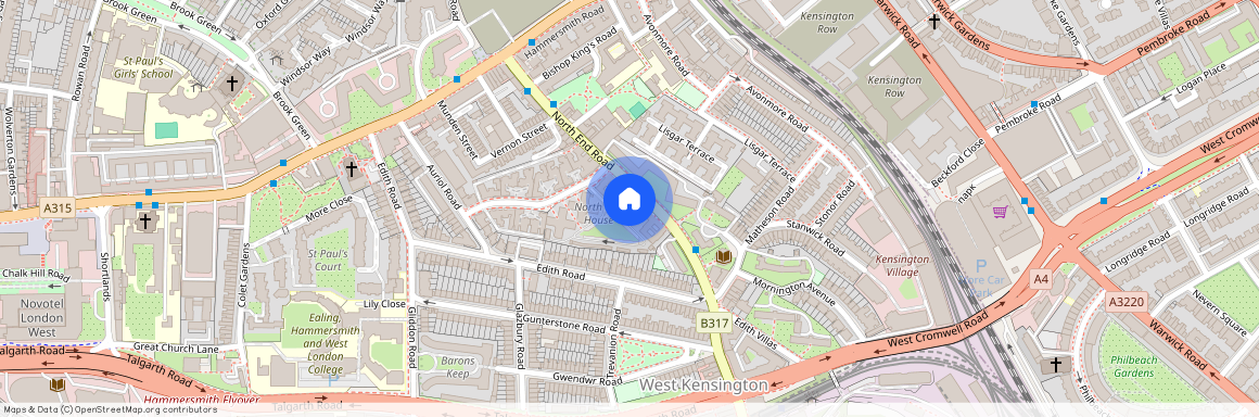 W14, London