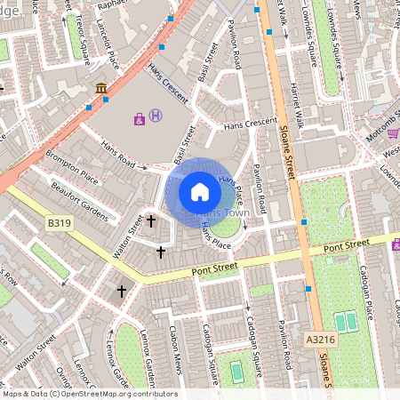 Hans Place, Knightsbridge, London, SW1X