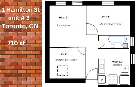 For Lease - 1 Hamilton Street Unit# 3, Toronto, Ontario - Photo 5