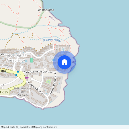 Llano del Poris, Arico, Santa Cruz de Tenerife, See map