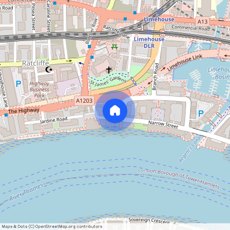 St George S Square, London, E14