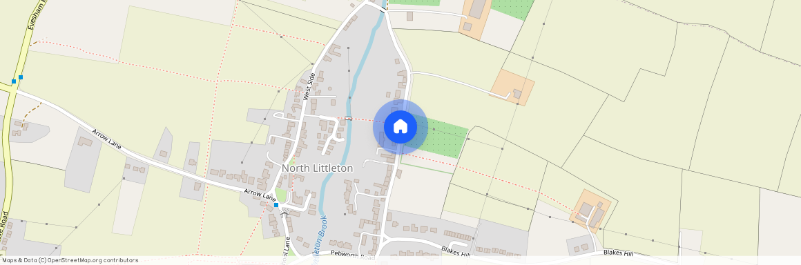 East Side, North Littleton, Evesham