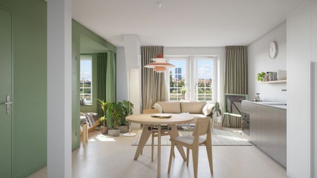 1 Zimmer, 38 m², 3. Stock - Photo 1