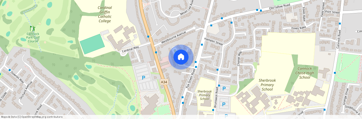Southbourne Place, Cannock